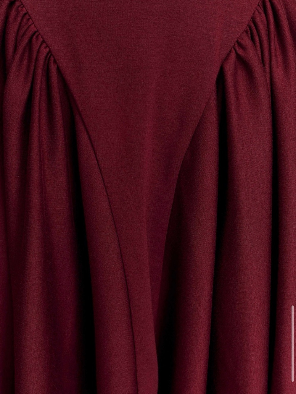 MESHKI Sleeveless Square-Neck Fit & Flare Dress in Burgundy - NWT - Picture 5 of 5